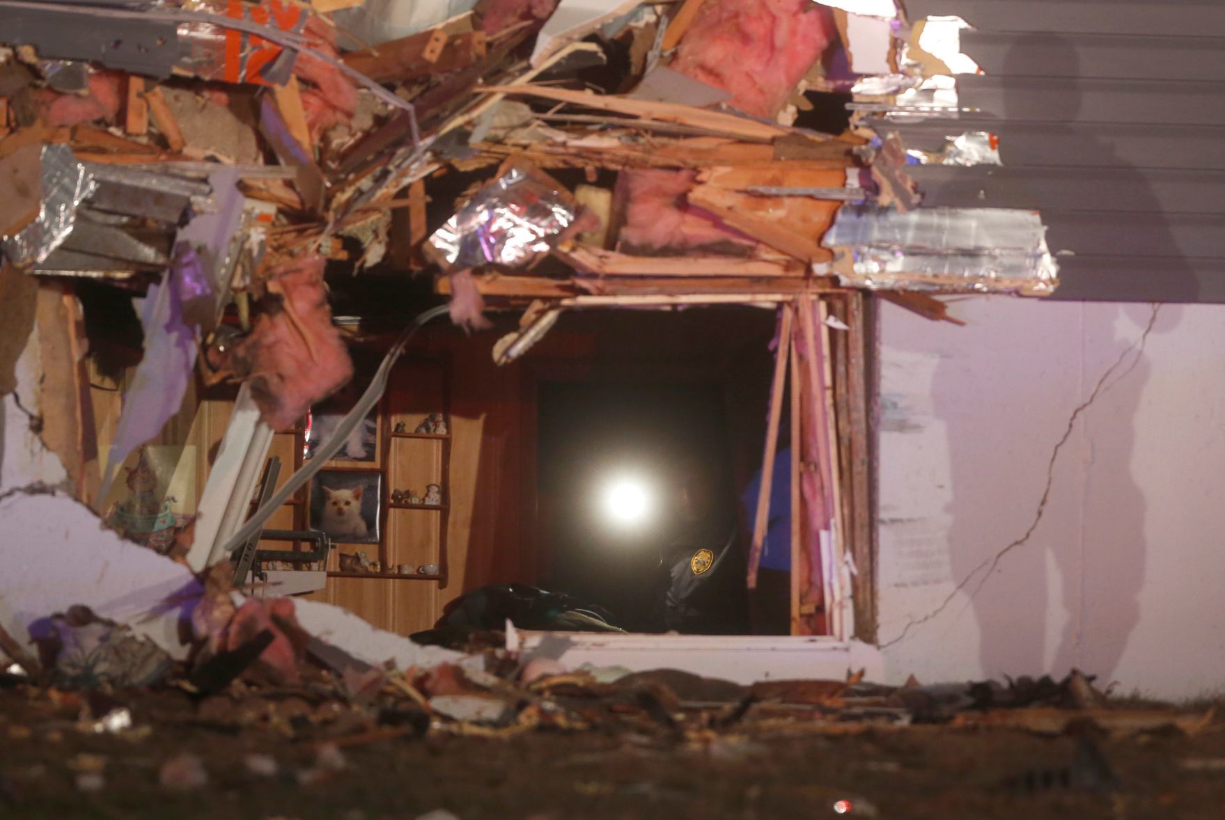 Vehicle crashes into house